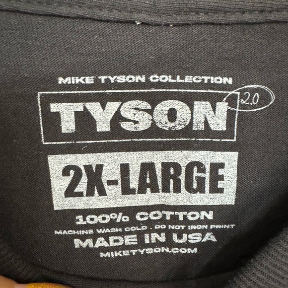 Mike Tyson t-shirt The Baddest Man Ever 2X - Picture 4 of 7